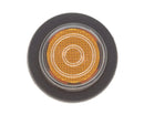 Amber push button with cover ø25 mm 230v