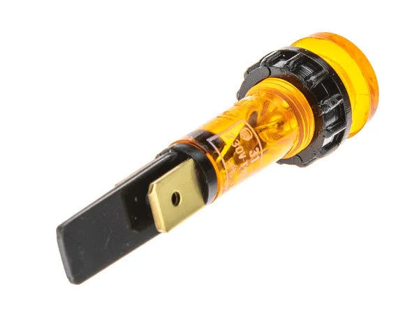 Universal round pilot light amber