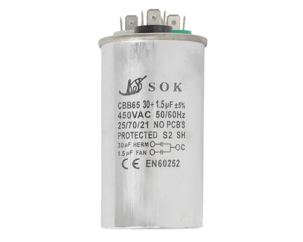 Working capacitor 30µF + 1.5µF 450V
