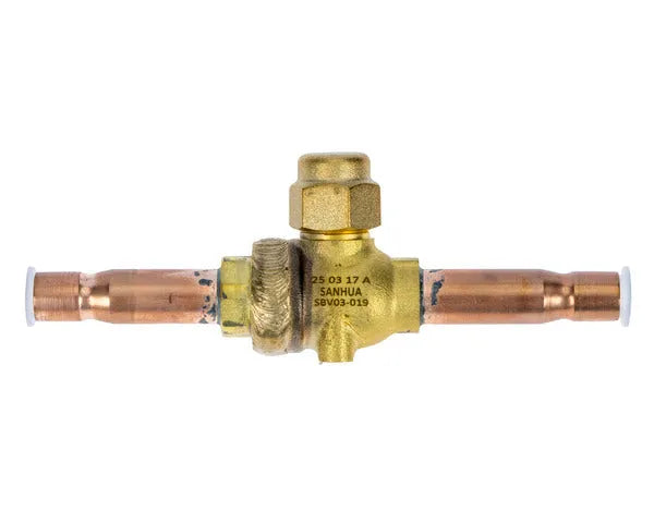Sanhua ball valve SBV 3/8" weld without stem cap