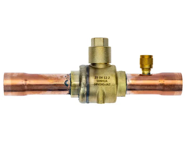 Sanhua ball valve SBV 7/8" solder with plug