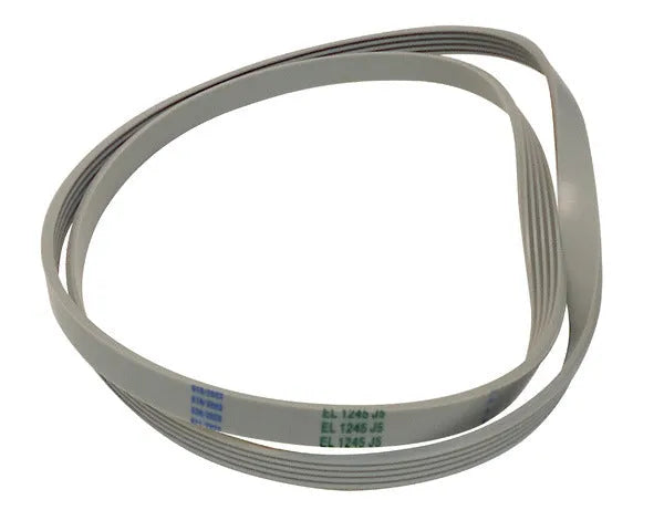 WHIRLPOOL slotted washing machine belt 1245 5pje