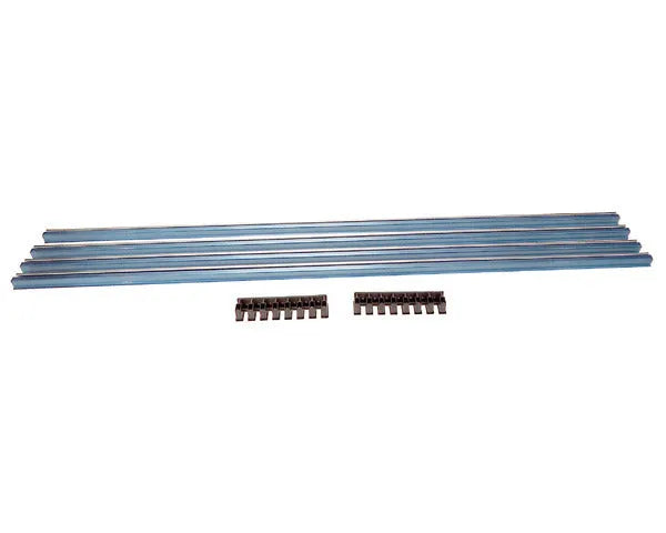 Ventilation grille 900x122mm matte stainless steel