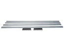 Ventilation grille 900x122mm glossy stainless steel