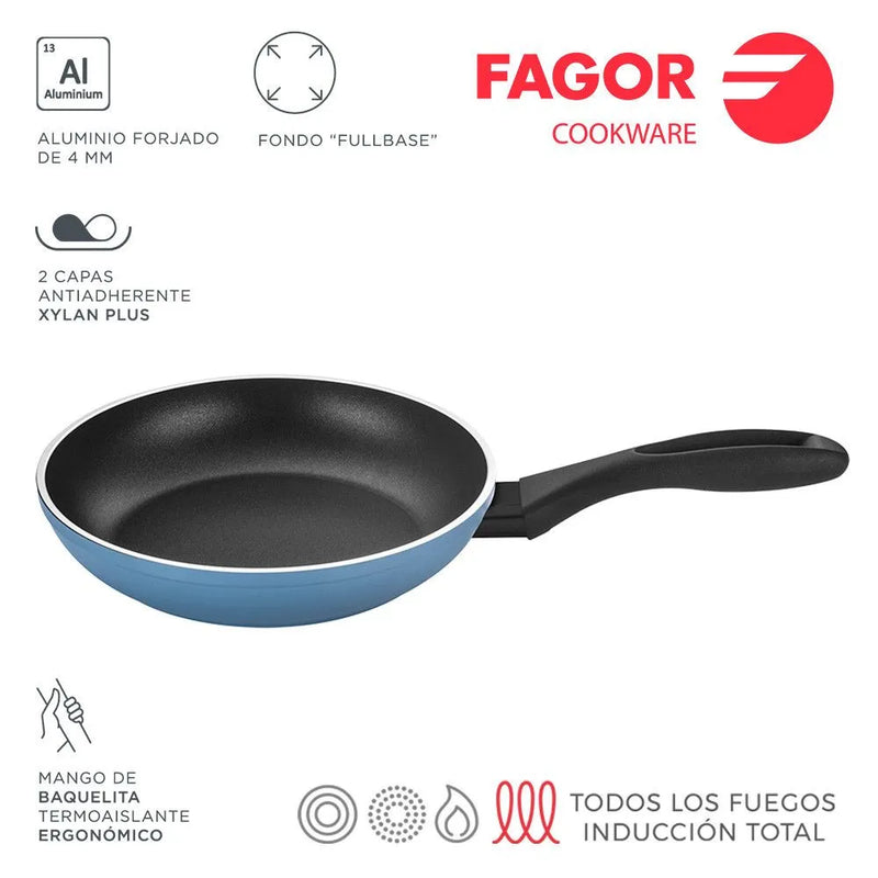 FAGOR Sarten MAXIMA Ø28 Azul