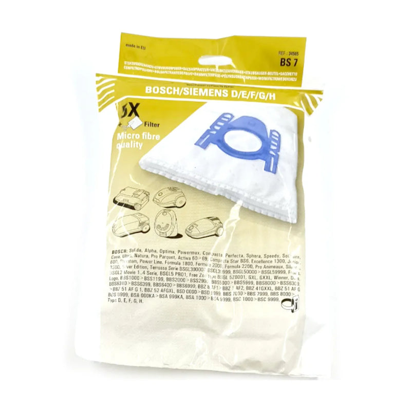 Bolsa aspirador Bosch Siemens Ufesa Type G Sintética -  5 unidades