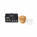 DeLonghi Espresso Coffee Glasses AS00009914 - Set of 2 Double-Walled Borosilicate Glasses 90ml