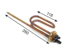 Electric Water Heater Element Ariston Indesit Cointra Fleck 1200W 28cm