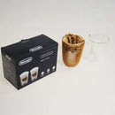 DeLonghi Latte Macchiato Glass Set for Coffee Makers AS00009916