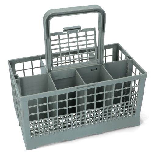 Universal dishwasher cutlery basket
