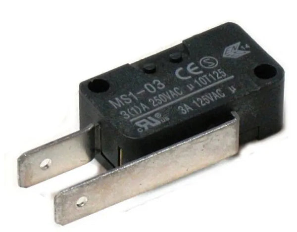 Microswitch MS1-03 Aeg, Amica, Arcelik, Beko, Brandt, Electrolux, Gorenje, Grundig, Hisense, Indesit, Midea, Samsung, Whirlpool