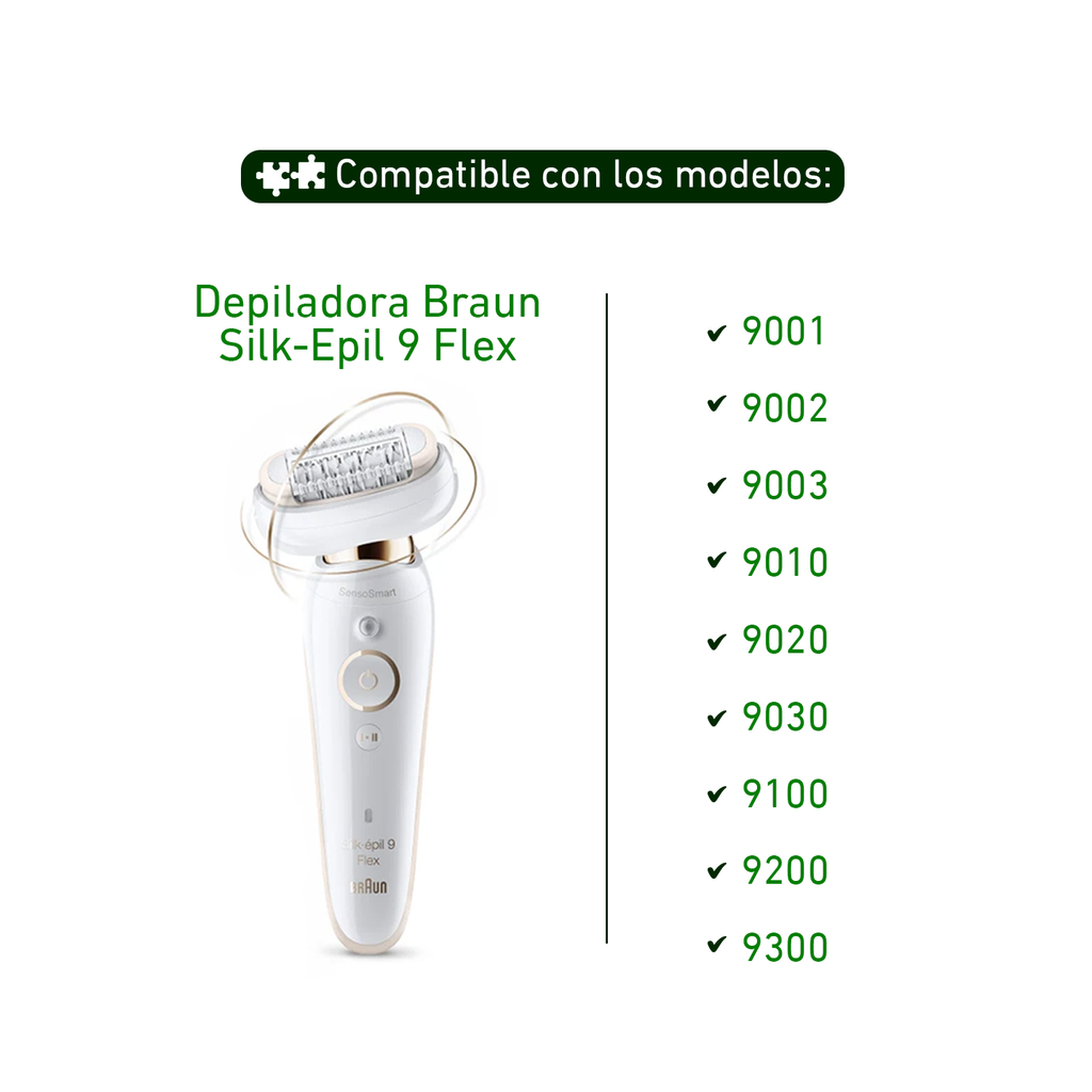  Braun 81719635 Silk-épil 9 SE9 Flex Shaver Shaving Head with  Protective/Trimmer Cap - Fits Type 5380, Models: 9001, 9002, 9003, 9010,  9020, 9030, 9100, 9200, 9300 : Beauty & Personal Care