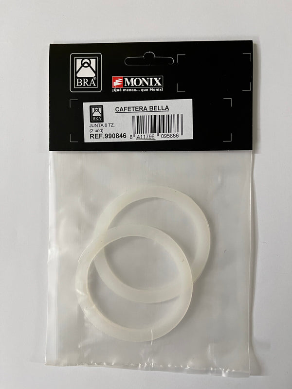 6 Tz Stainless Steel Coffee Maker Gasket. Bra Bella 990846