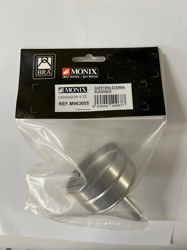 6 Tz Stainless Steel Charger. Monix Eterna-Aroma Coffee Maker Bra Elegance M963005