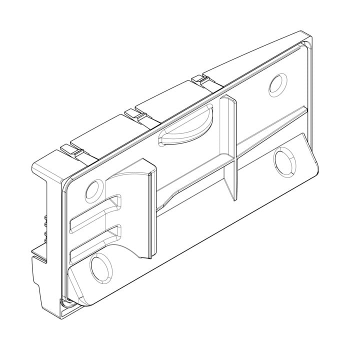 Electrolux base cover 1256268002