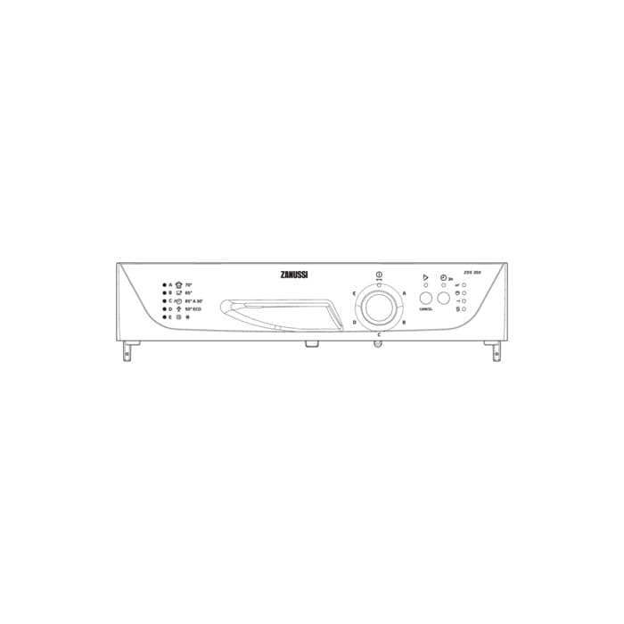 Electrolux stainless steel on/off key 1528655317