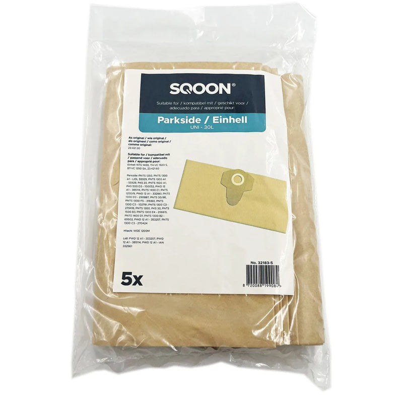 Parkside, Einhell, Kärcher vacuum cleaner bag 20 Liters 5 units