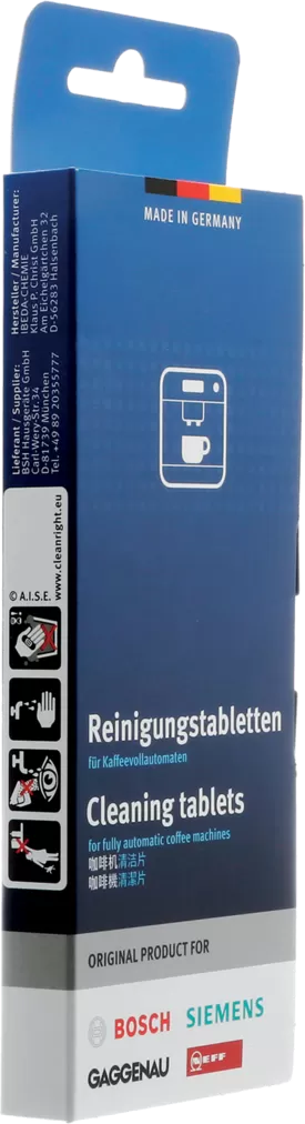 Reinigungstabletten für Kaffeemaschine und Thermoskanne von Bosch, Siemens  00311973