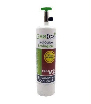 Gas refrigerante ecológico GASICA PRO V2 - R22 R407 R290