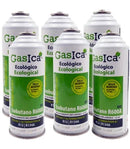 Pack 6 botellas gas refrigerante GASICA D2 - R12 R134a