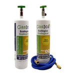 Pack gas refrigerante GASICA PRO D2 - R12 R134a + manguera carga 5/16"x1/4"