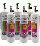 Pack 6 botellas gas refrigerante GASICA PRO C10 - R32 R410A