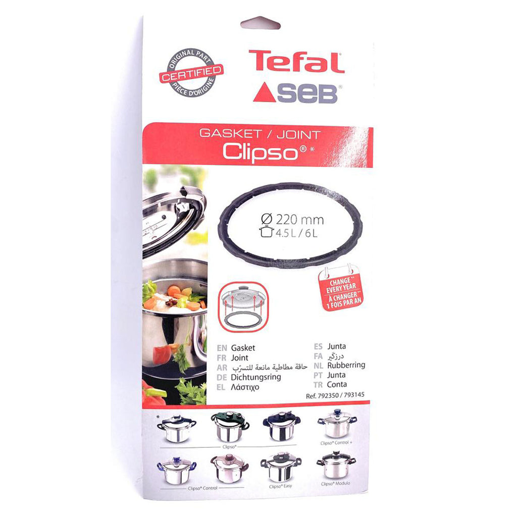 Tefal P4110 CLIPSO Pressure Cooker Lid Gasket 792350 SS980195