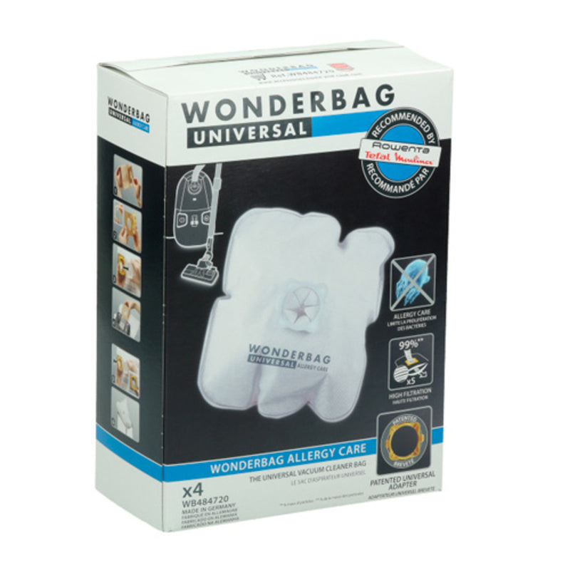 Bolsa Wonderbag Universal Rowenta 4 Unidades  WB484720