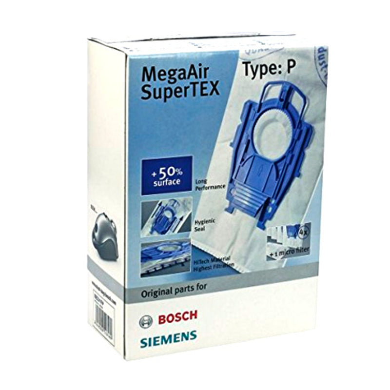 BOSCH SIEMENS bolsa aspirador 00468264 Tipo P con filtro micro-higiénico.  00468264