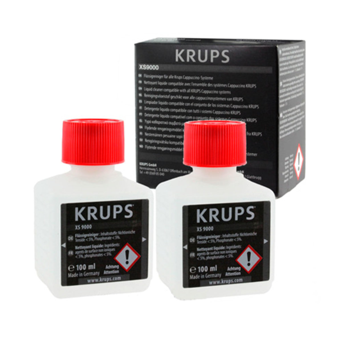 Krups Coffee Machine Cleaning Liquid XS900010