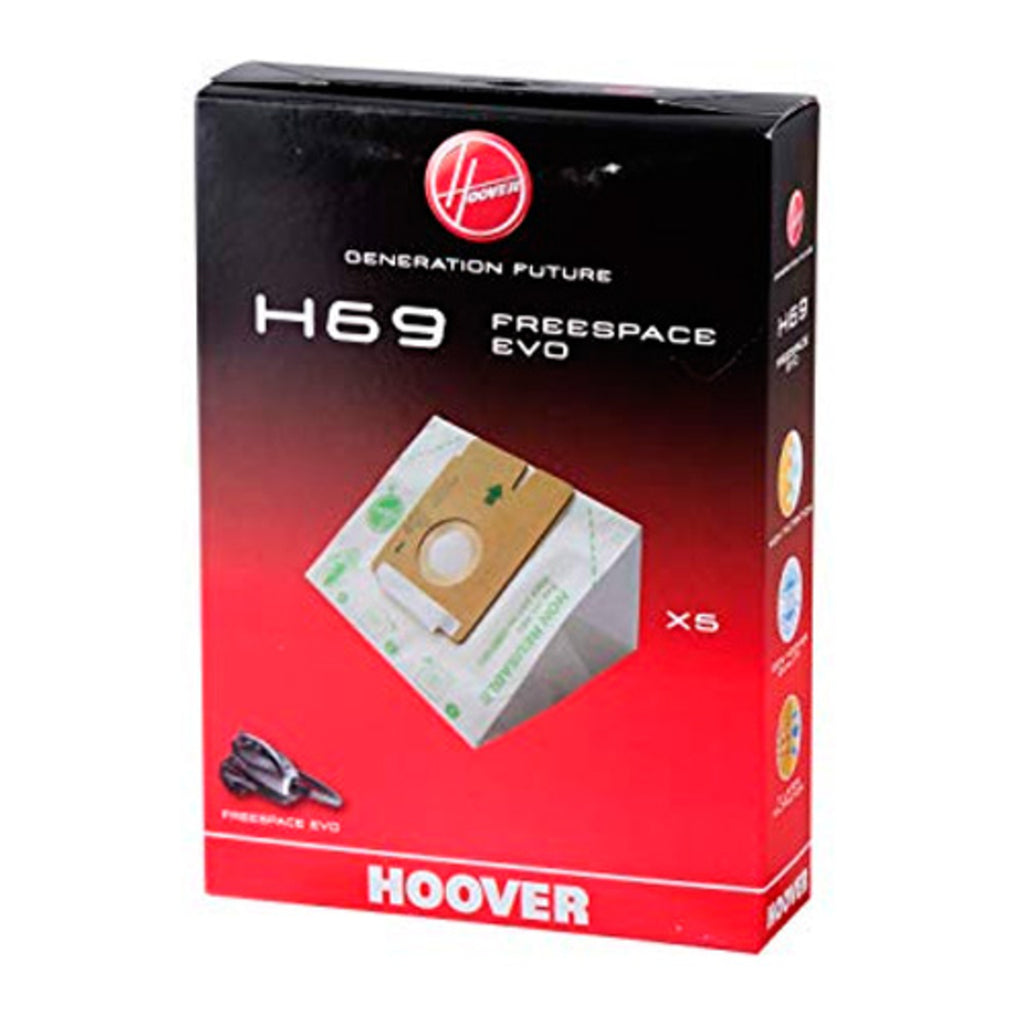 Borsa di ricambio per aspirapolvere Hoover H69 - 5 unità. 35601053