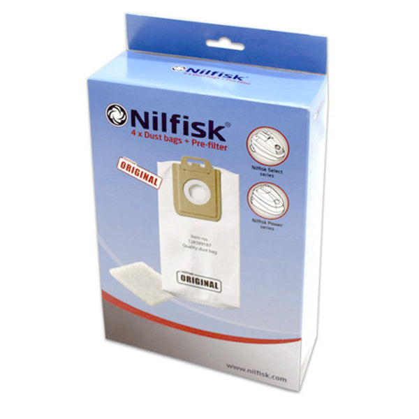 Juego de bolsas de polvo con filtro para aspiradora Nilfisk Select Comfort  107403227, 128389187, 1470416500, 1470416510, 1 Juego - AliExpress