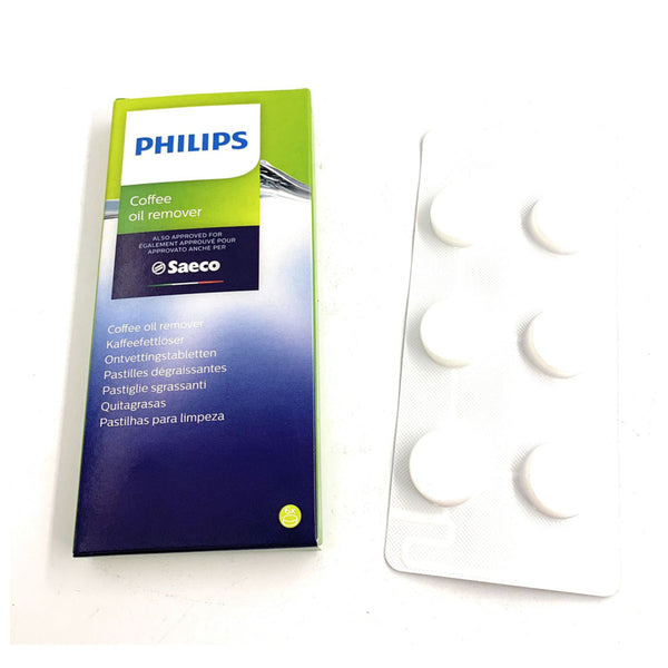 Pack de 6 pastillas quitagrasas para cafetera Saeco Philips CA6704/10