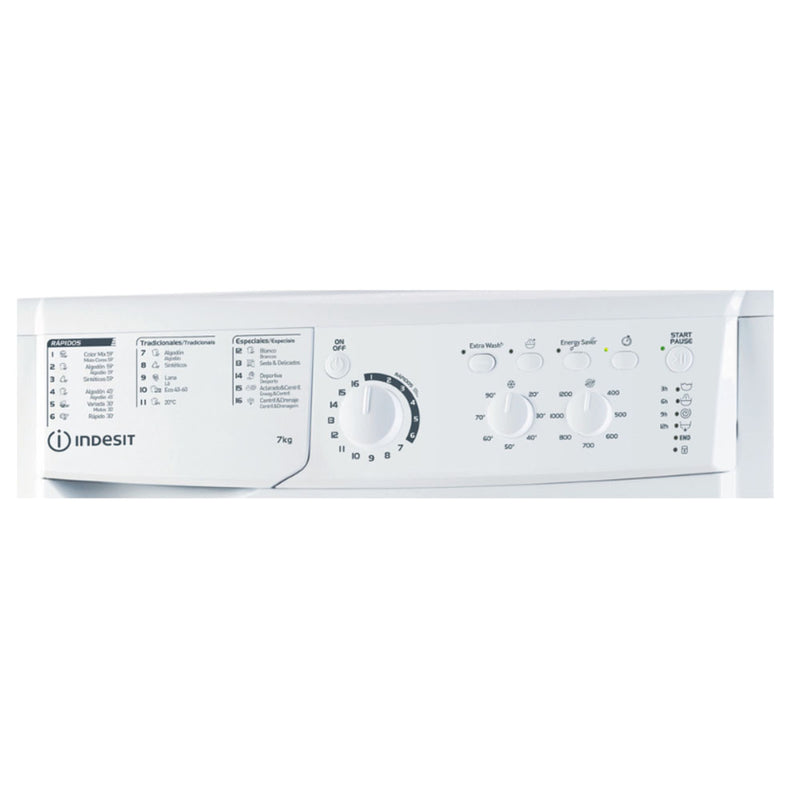 Lavadora de carga frontal de libre instalación Indesit EWC 71252 W SPT N